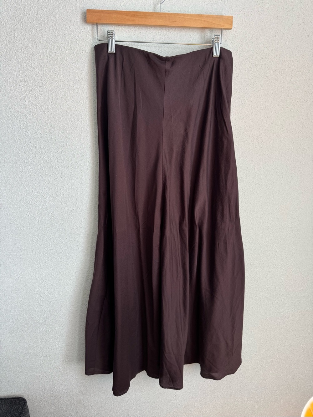 H&M Long Brown Flowy Skirt